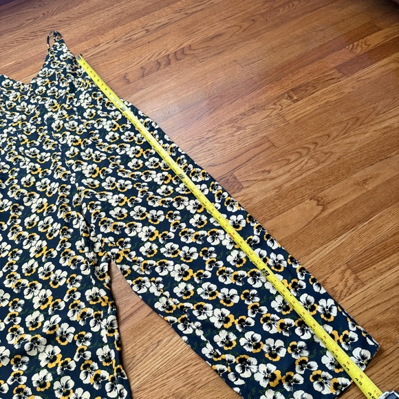 Madewell jumpsuit vneck viola floral romper 6 - Picture 6 of 10